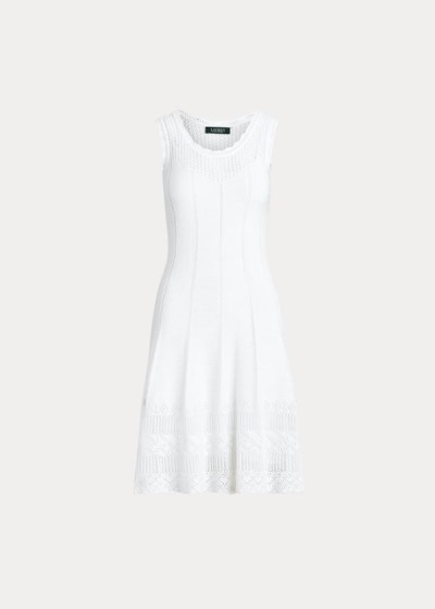 Ralph Lauren Pointelle Sleeveless Kjole Dame Danmark (HDSIT5016)